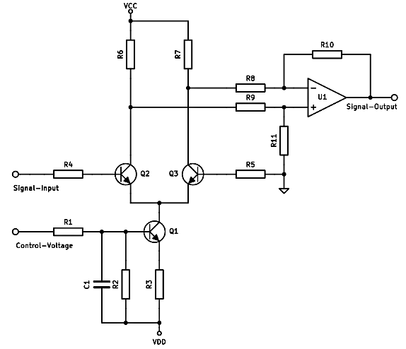 Voltage Controlled Analog Attenuator