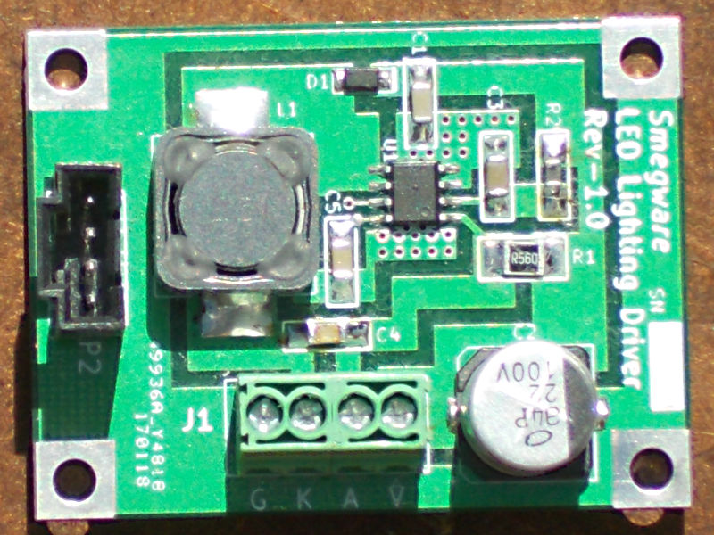 MAX16832 Assembled PCB.