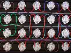 LEDs on heatsink