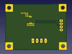 MAX16832 KiCad PCB 3D Rendering