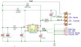 MAX16832 KiCad Schematic